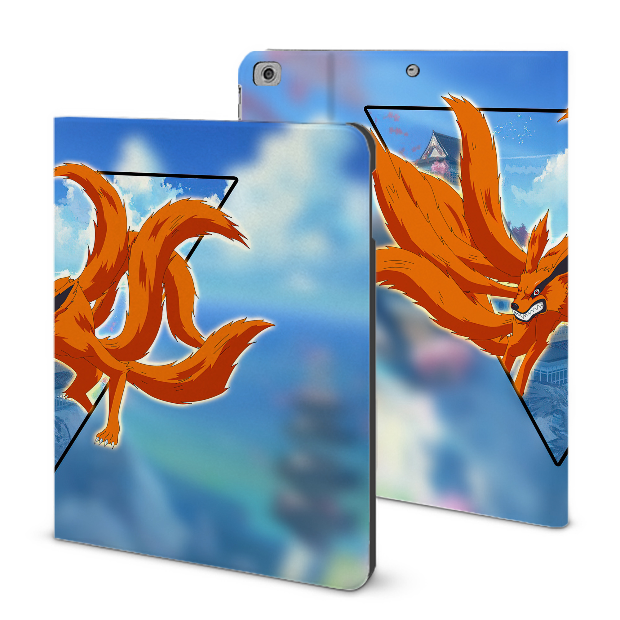 （画像用） NARUTO -ナルト- NARUTO -ナルト- 疾風伝 IPad ケース ブック型 PUレザー TPU 耐衝撃 軽量 薄型 ペン収納なし 全面保護 IPad 各モデル対応